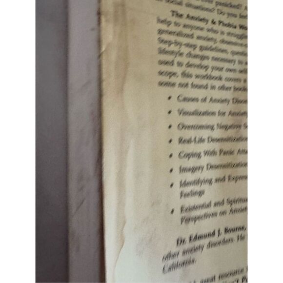 The anxiety and phobia workout mastery of relaxation panic self-esteem psycholog - Picture 5 of 5